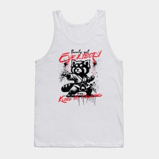 Red Panda Rumble: Kung Fu Fighting Tank Top